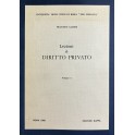 Lezioni di diritto privato