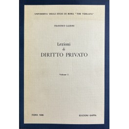 Lezioni di diritto privato