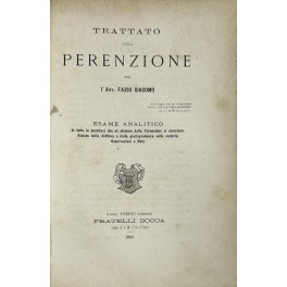Trattato sulla perenzione