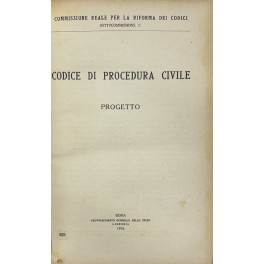 Codice di procedura civile. Progetto Codice di procedura civile. Progetto