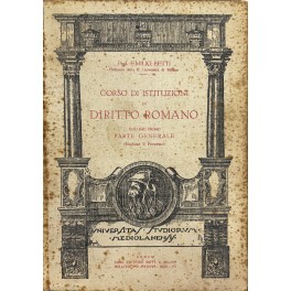 Corso di istituzioni di diritto romano