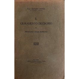 Il giuramento decisorio nel processo civile romano