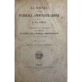 La scienza della pubblica amministrazione La scienza della pubblica amministrazione