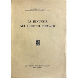 La rinunzia nel diritto privato