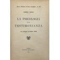 La psicologia della testimonianza