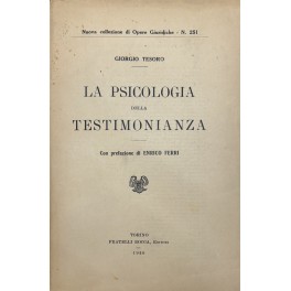 La psicologia della testimonianza