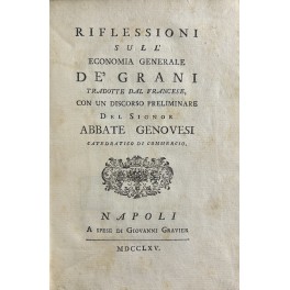 Riflessioni sull'economia generale de' grani Riflessioni sull'economia generale de' grani