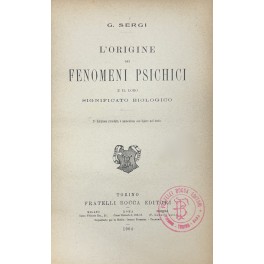 L'origine dei fenomeni psichici