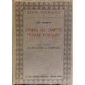 Storia del diritto penale italiano. 