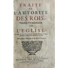 Traite de l'Autorite des Rois