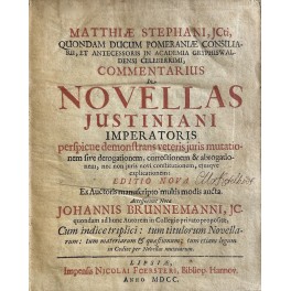 Commentarius in Novellas Justiniani Imperatoris