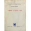 Scritti giuridici vari
