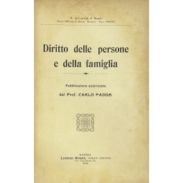 Diritto delle persone e della famiglia
