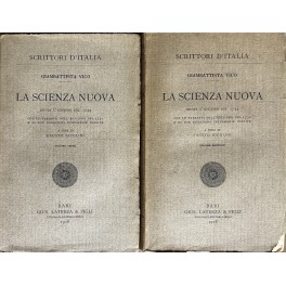 La scienza nuova giusta l'edizione del 1744