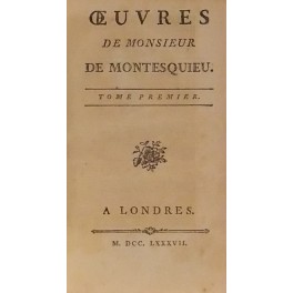 Oeuvres de Monsieur de Montesquieu