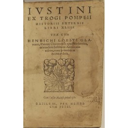 Iustini ex Trogi Pompeii Historiis externis libri XLIIII