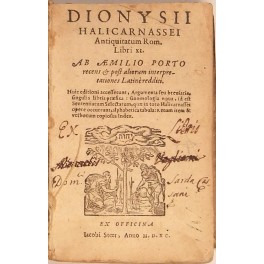 Antiquitatum Rom. Libri XI Antiquitatum Rom. Libri XI