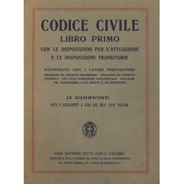 Codice civile Libro primo