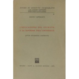L'educazione del giurista e la riforma dell'Università