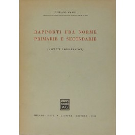 Rapporti fra norme primarie e secondarie
