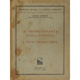La rappresentanza degli interessi e il voto obbligatorio
