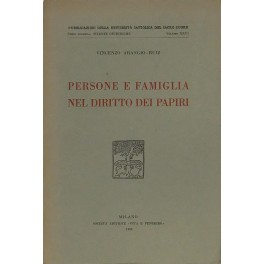 Persone e famiglia nel diritto dei papiri