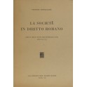 La società in diritto romano. Corso di lezioni svo