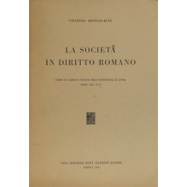 La società in diritto romano
