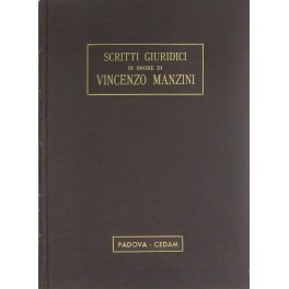 Scritti giuridici in onore di Vincenzo Manzini