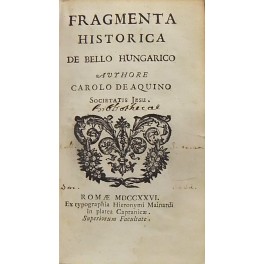 Fragmenta historica de bello hungarico
