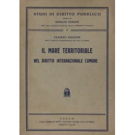 Il mare territoriale nel diritto internazionale comune