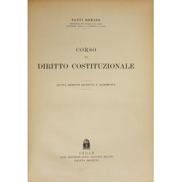 Corso di diritto costituzionale