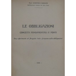 Le obbligazioni. Concetti fondamentali e fonti