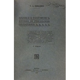 Giudice e testimoni. Studio di psicologia giudiziaria