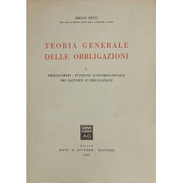 Teoria generale delle obbligazioni