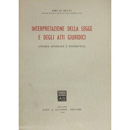 Interpretazione della legge e degli atti giuridici