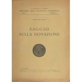 Saggio sulla donazione