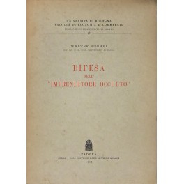 Difesa dell'imprenditore occulto