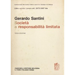 Società a responsabilità limitata. Art. 2472-2497 bis