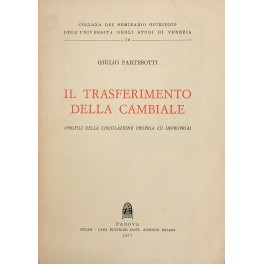 Il trasferimento della cambiale