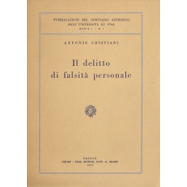 Il delitto di falsità personale