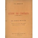 Lezioni sui contratti. Anno accademico 1942-43. Ap