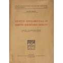 Istituti fondamentali di diritto ereditario romano