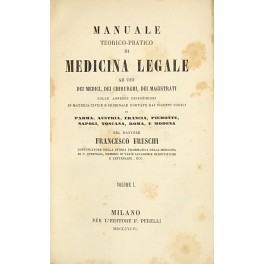 Manuale teorico-pratico di medicina legale Manuale teorico-pratico di medicina legale