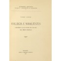 Collegia e sodalitates. Contributo allo studio dei