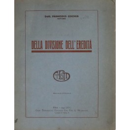 Della divisione dell'eredità Della divisione dell'eredità