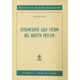 Introduzione allo studio del diritto privato