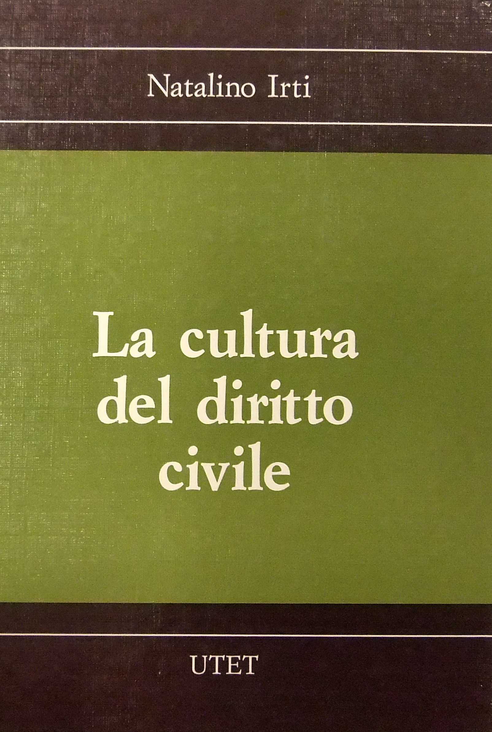 La cultura del diritto civile