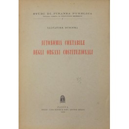 Autonomia contabile degli organi costituzionali