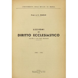 Lezioni di diritto ecclesiastico.